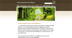 Desktop Screenshot of cloudacupuncture.com
